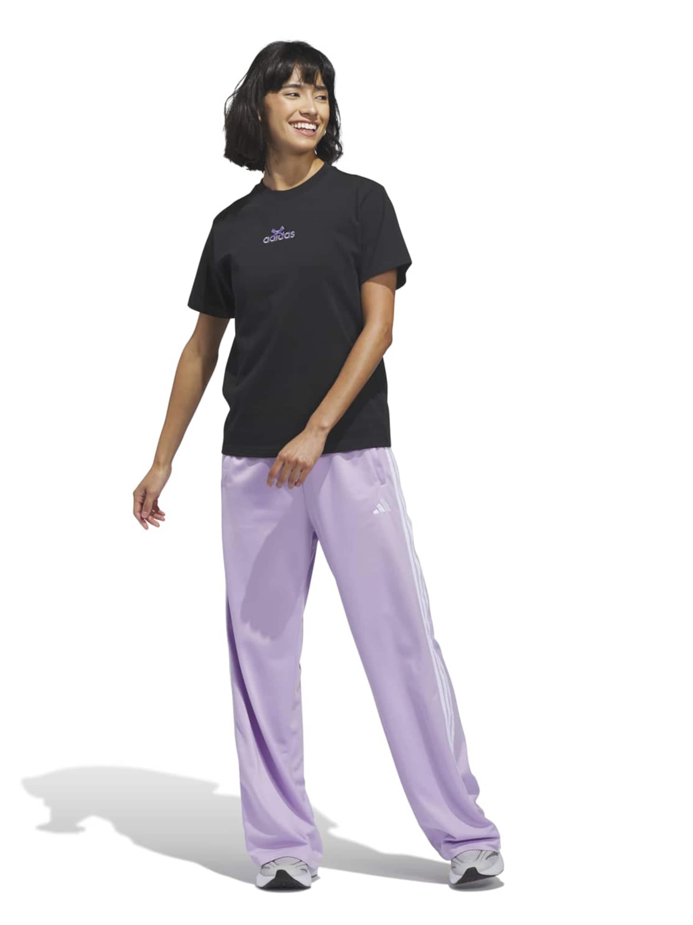 ADIDAS SPORTSWEAR Λειτουργικό μπλουζάκι 'LIN BOW' σε μαύρο