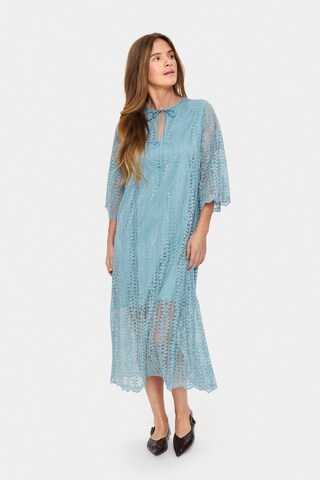 SAINT TROPEZ Jurk 'JolieSZ' in Blauw: voorkant