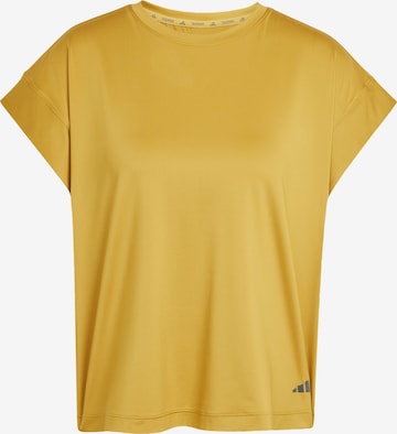 ADIDAS PERFORMANCE Performance shirt in Yellow: front
