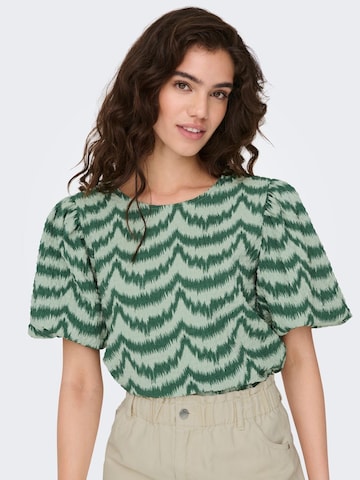 JDY Top in Green: front