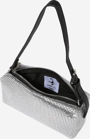 VIERVIER Crossbody Bag 'Mona' in Silver