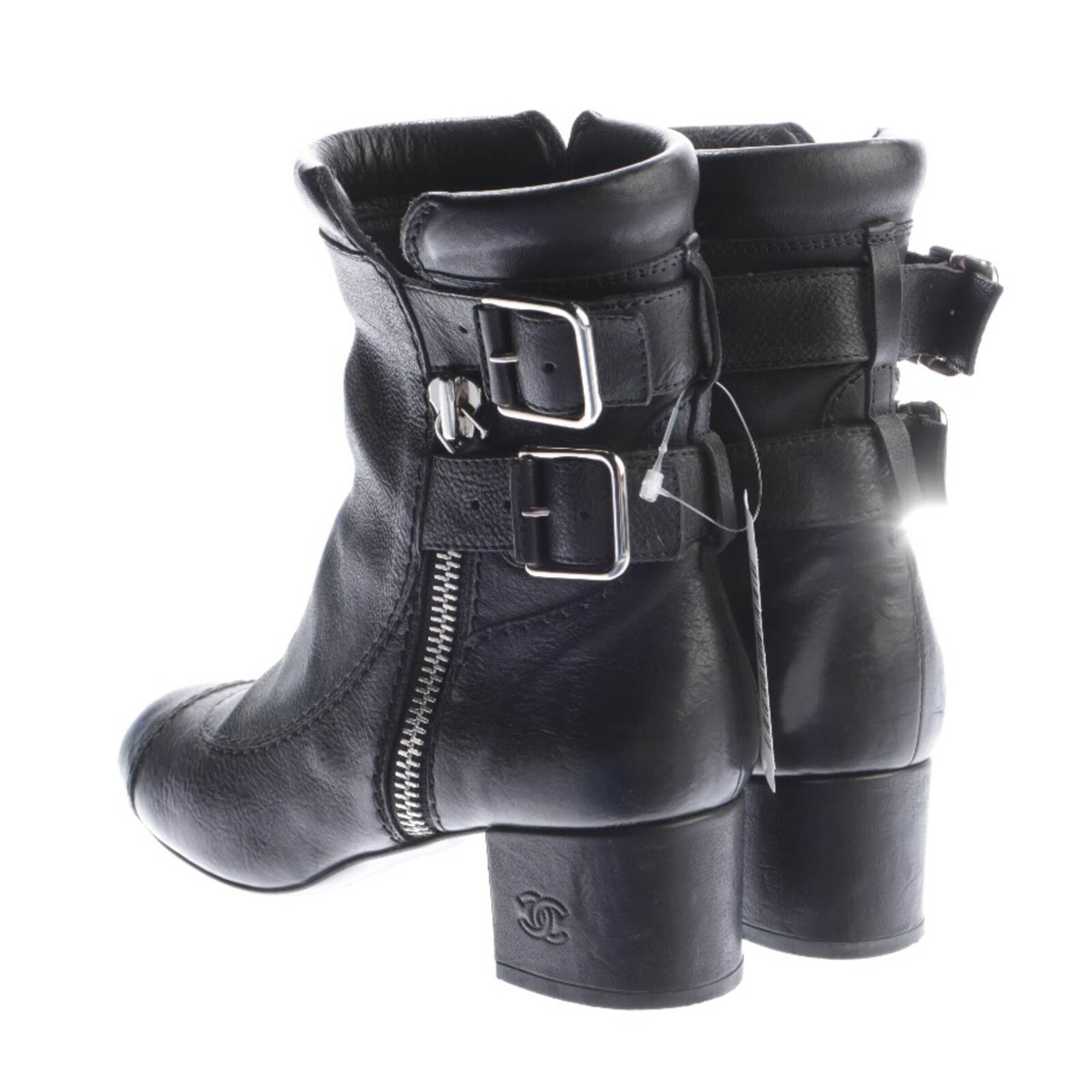 CHANEL Dress Boots in 36,5 in Black
