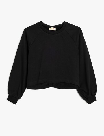 Koton Sweatshirt in Black: front