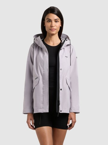 khujo Jacke 'Sang2' in Lila: Vorderseite