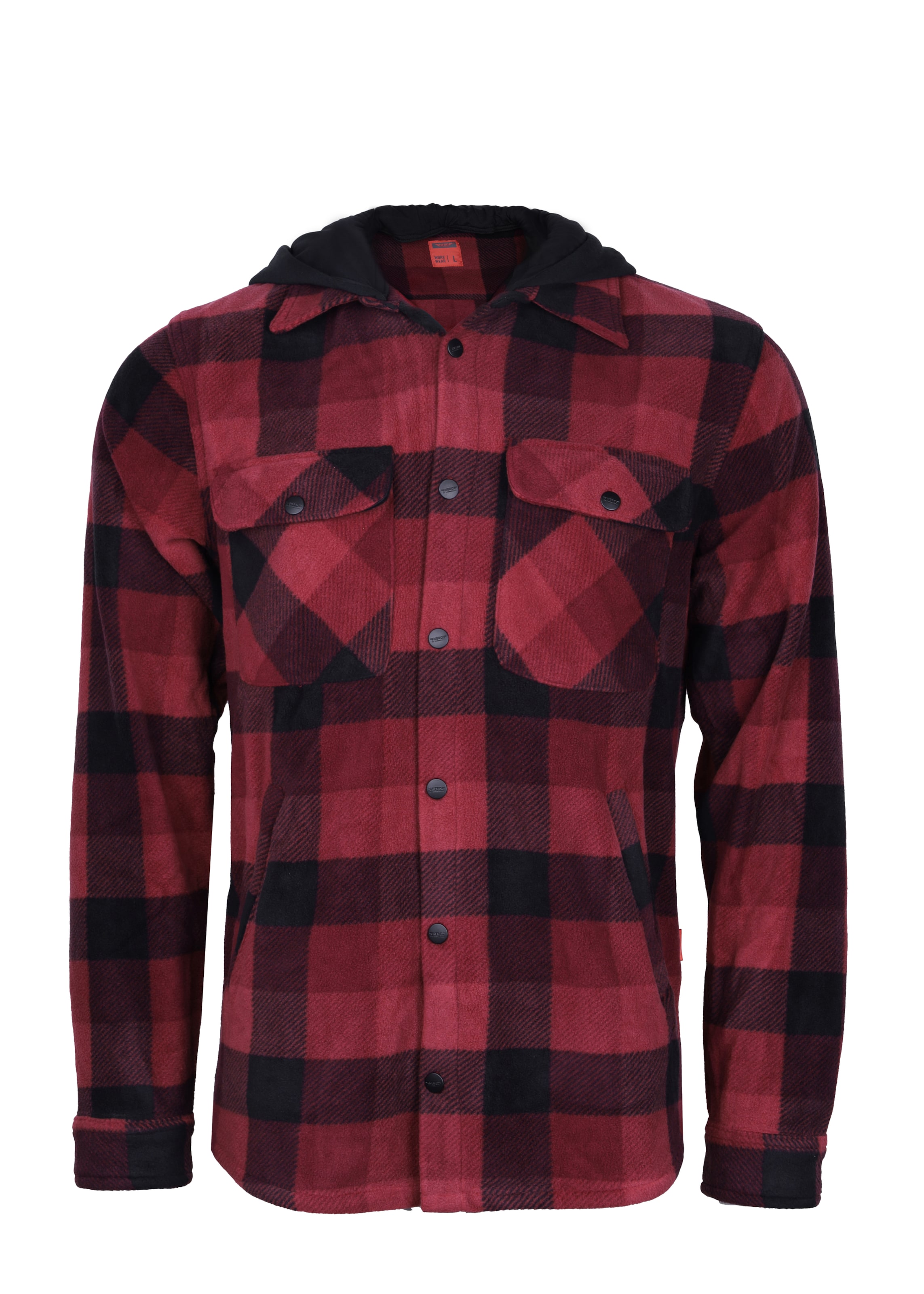 Coupe regular Chemise 'Hunter' Hero en rouge : devant