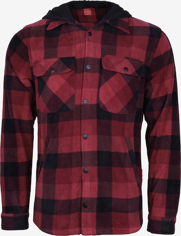 Coupe regular Chemise 'Hunter' Hero en rouge : devant