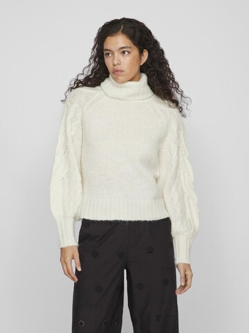 VILA Sweater in Beige: front