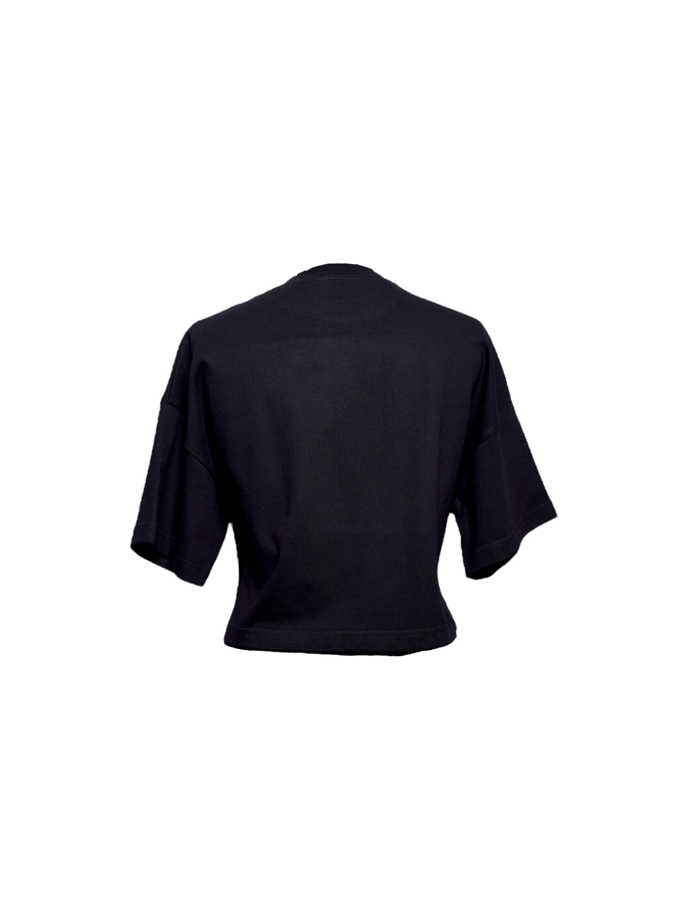 SC.SB Milano Oversizeshirt 'Milano (cropped)'‌‌‌‌‌‌‌‌ in Schwarz