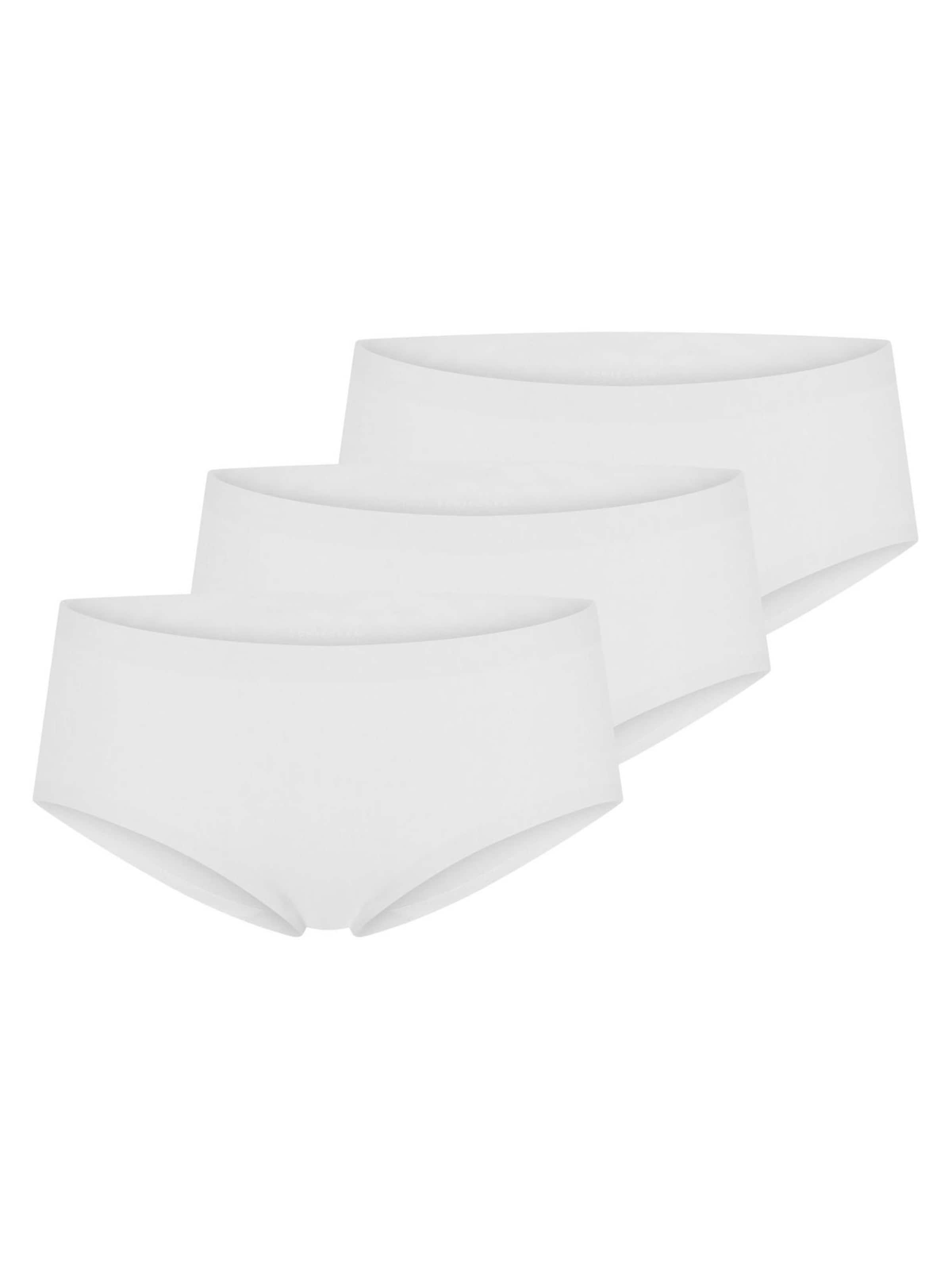 SCHIESSER Boyshorts 'Invisible Cotton' in White: front