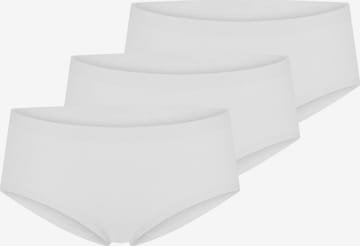 SCHIESSER Boyshorts 'Invisible Cotton' in White: front