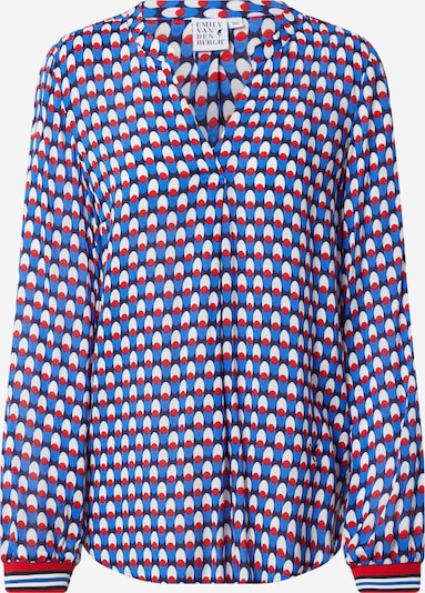 Camicia da donna Emily Van Den Bergh di colore blu / navy / rosso / bianco, Visualizzazione prodotti