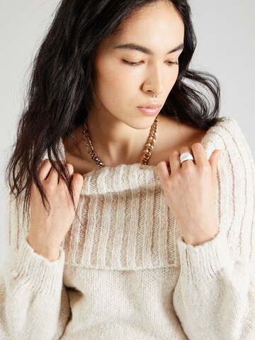 Gina Tricot Pullover in Beige