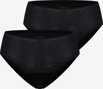 Slip ' Invisible Soft Lace ' SCHIESSER en noir : devant