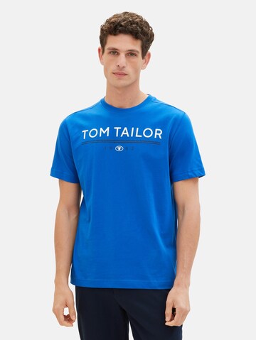 TOM TAILOR Shirt in Blue: front