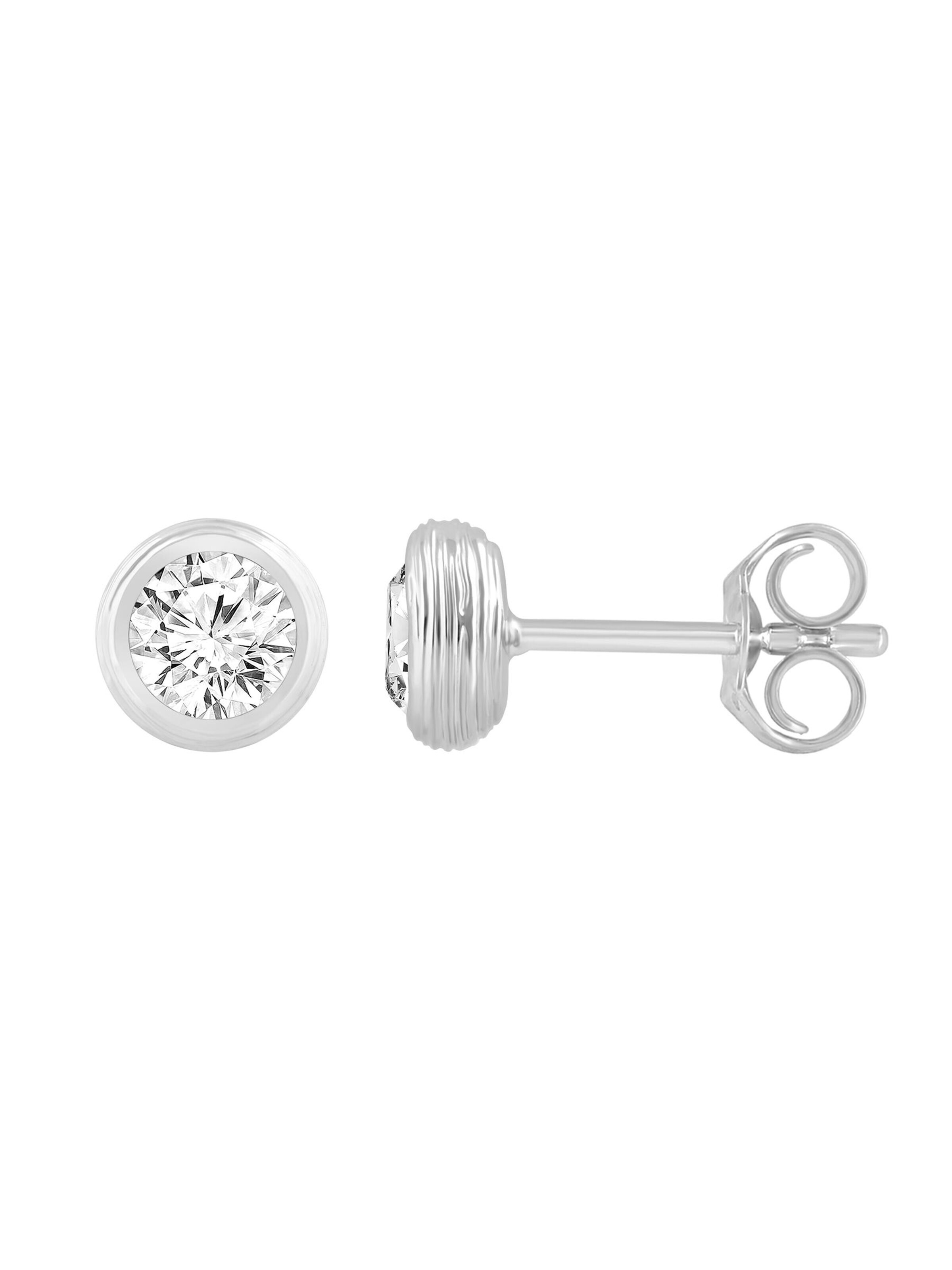 Boucles d'oreilles ETHISHER DIAMANTEN en argent