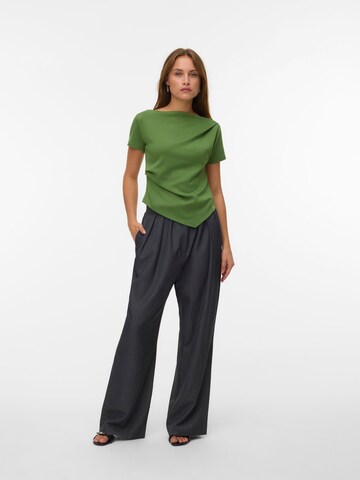 VERO MODA Regular Bandplooibroek in Grijs