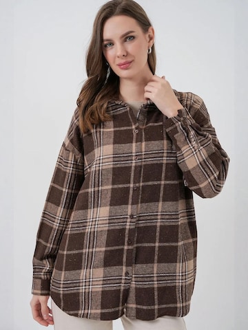 Bigdart Bluse in Braun