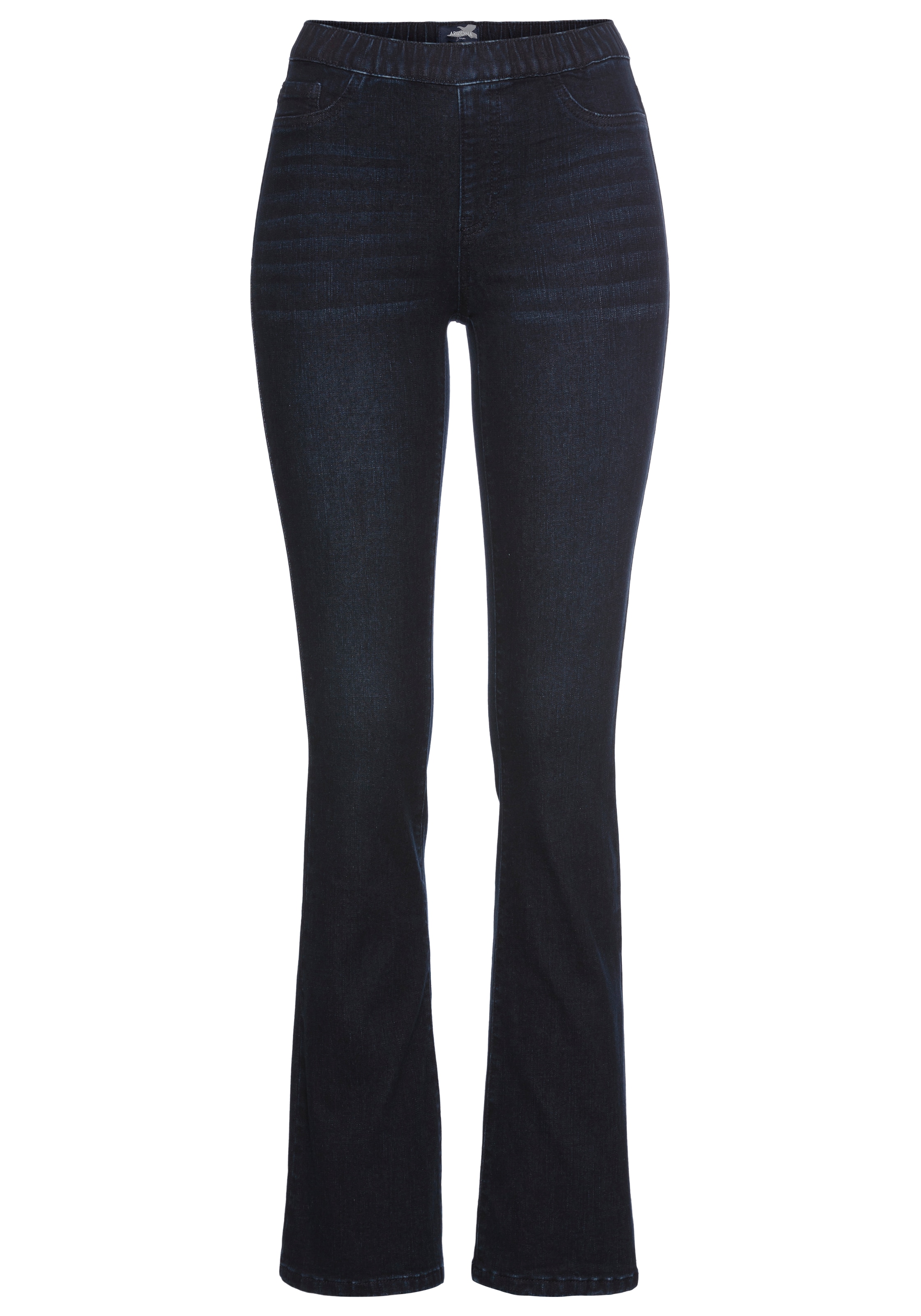 ARIZONA Bootcut Jeggings in Blau: Vorderseite