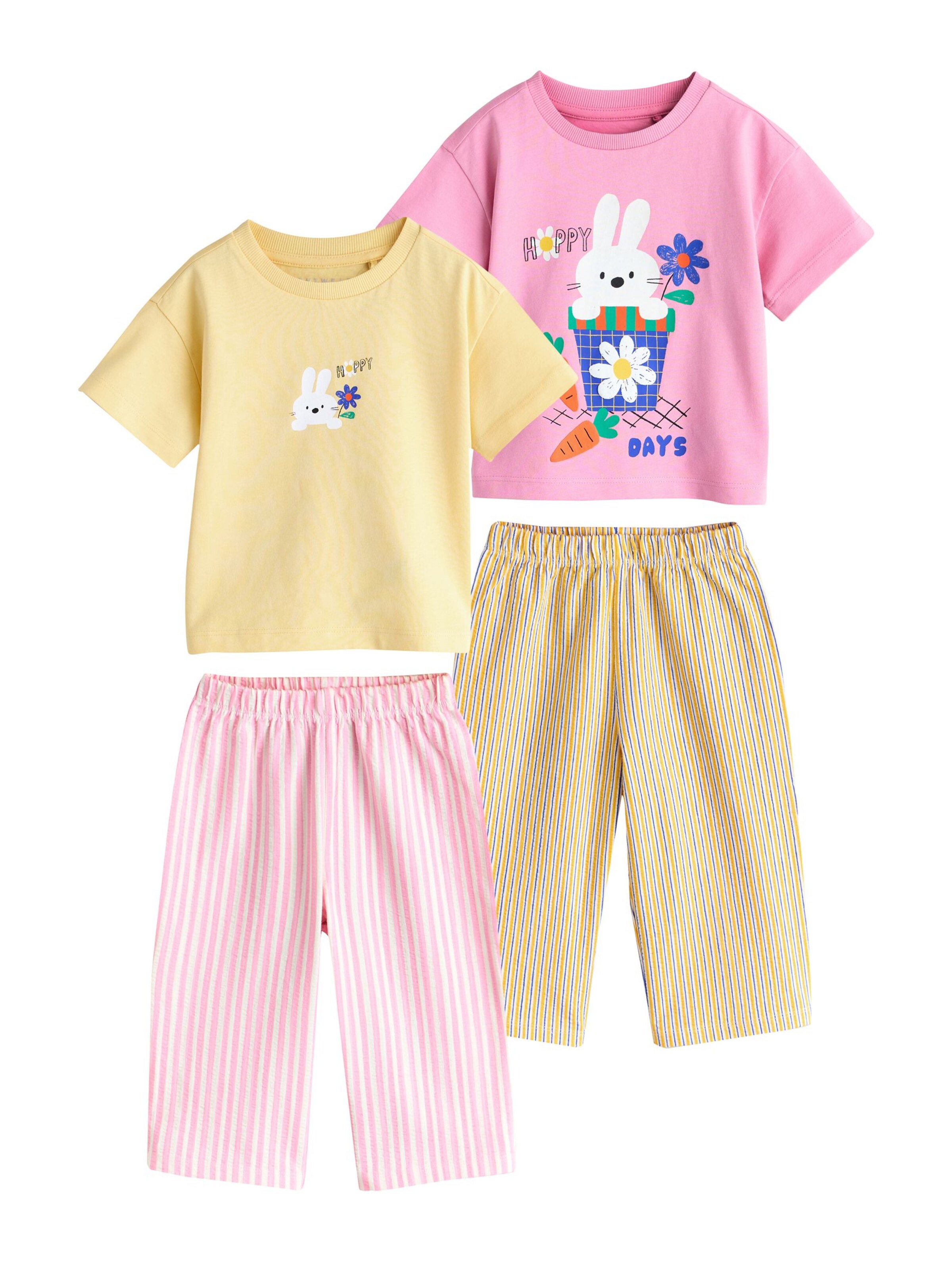 Next Schlafanzug in Gelb: Vorderseite