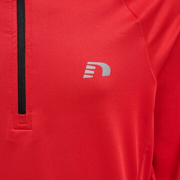 Newline Sportief sweatshirt in Rood