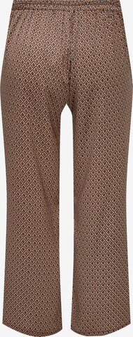 Wide leg Pantaloni 'ALINA' di ONLY Carmakoma in marrone