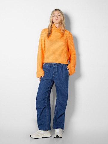 Bershka Pullover in Orange
