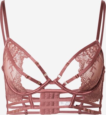 Hunkemöller Bralette Bra 'Roxanne up' in Pink: front