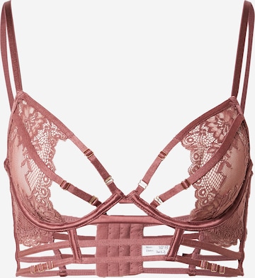 Bustier Soutien-gorge 'Roxanne up' Hunkemöller en rose : devant