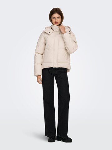 ONLY Kurtka zimowa 'ONLAGNES' w kolorze beżowy