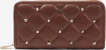 Portamonete 'Fleur' di L'Atelier Du Sac in marrone: frontale