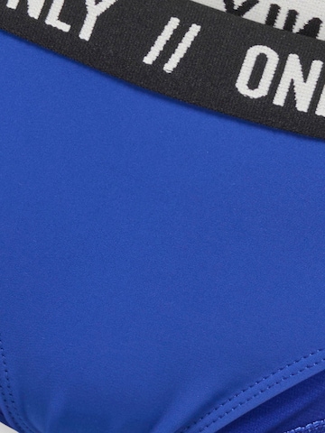 Bustier Bikini 'KOGSandy' ONLY GIRLS en bleu