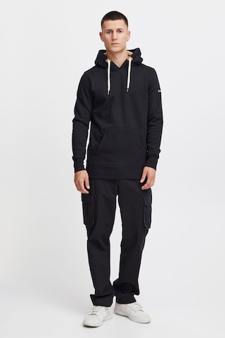 !Solid Hoodie 'TripHood Pile' in Schwarz