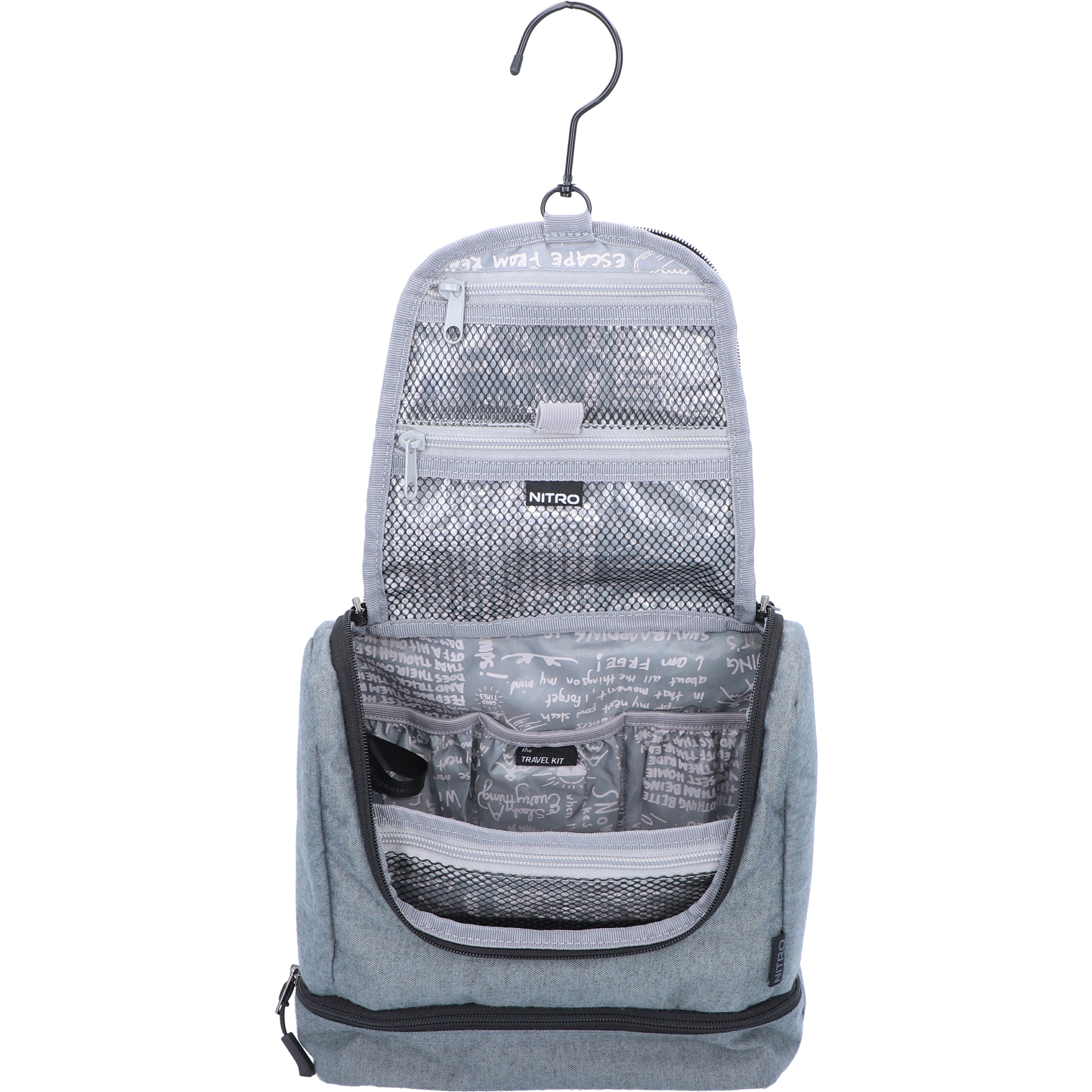 NitroBags Cosmetic bag in Grey