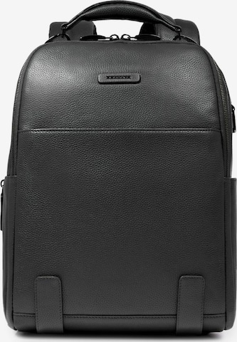 Piquadro Rucksack in Schwarz: Vorderseite
