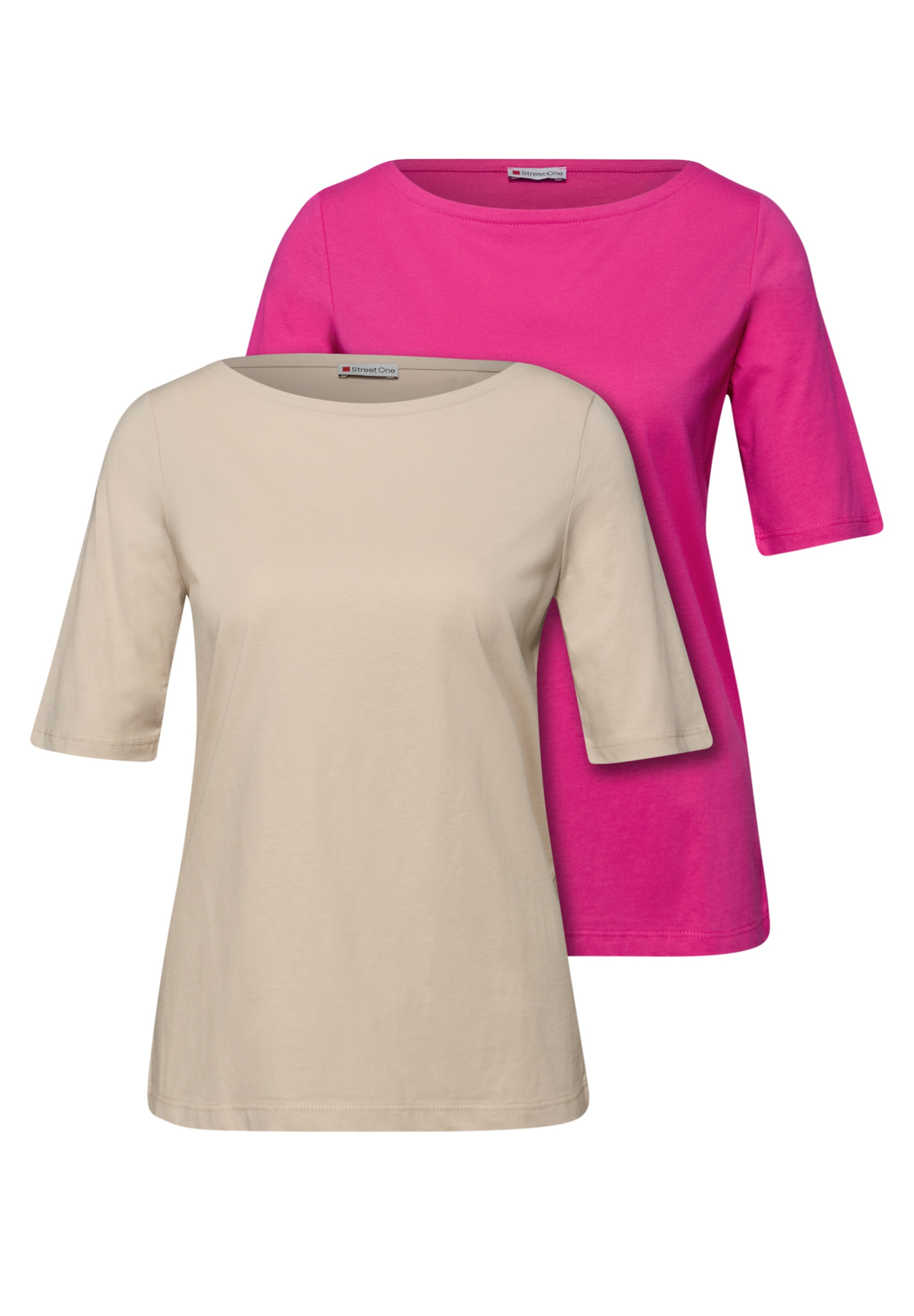 STREET ONE Shirt in Beige: front