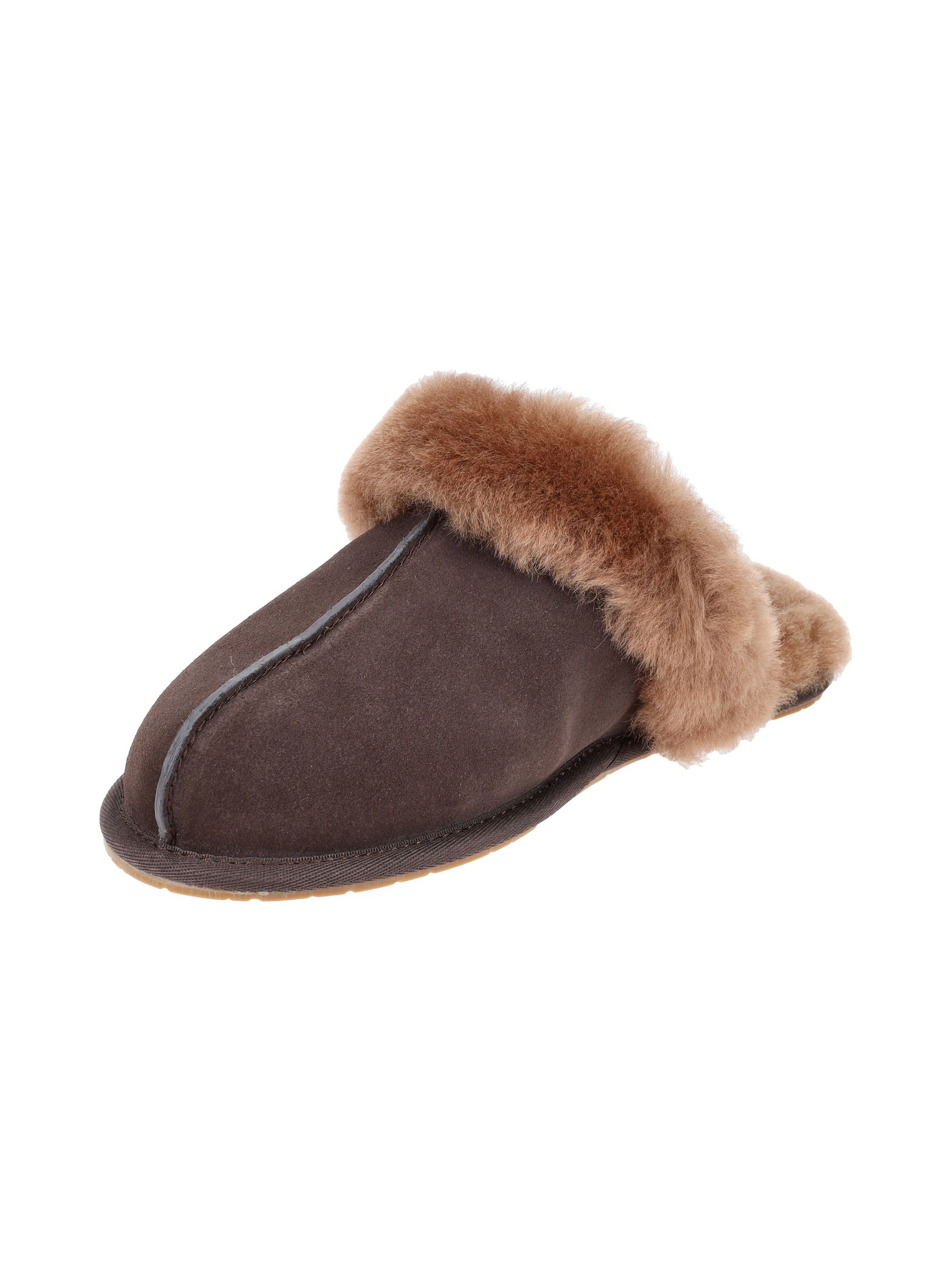 UGG Pantolette 'UGG Scuffette Hausschuhe braun burnt-cedar 1106872' in Braun