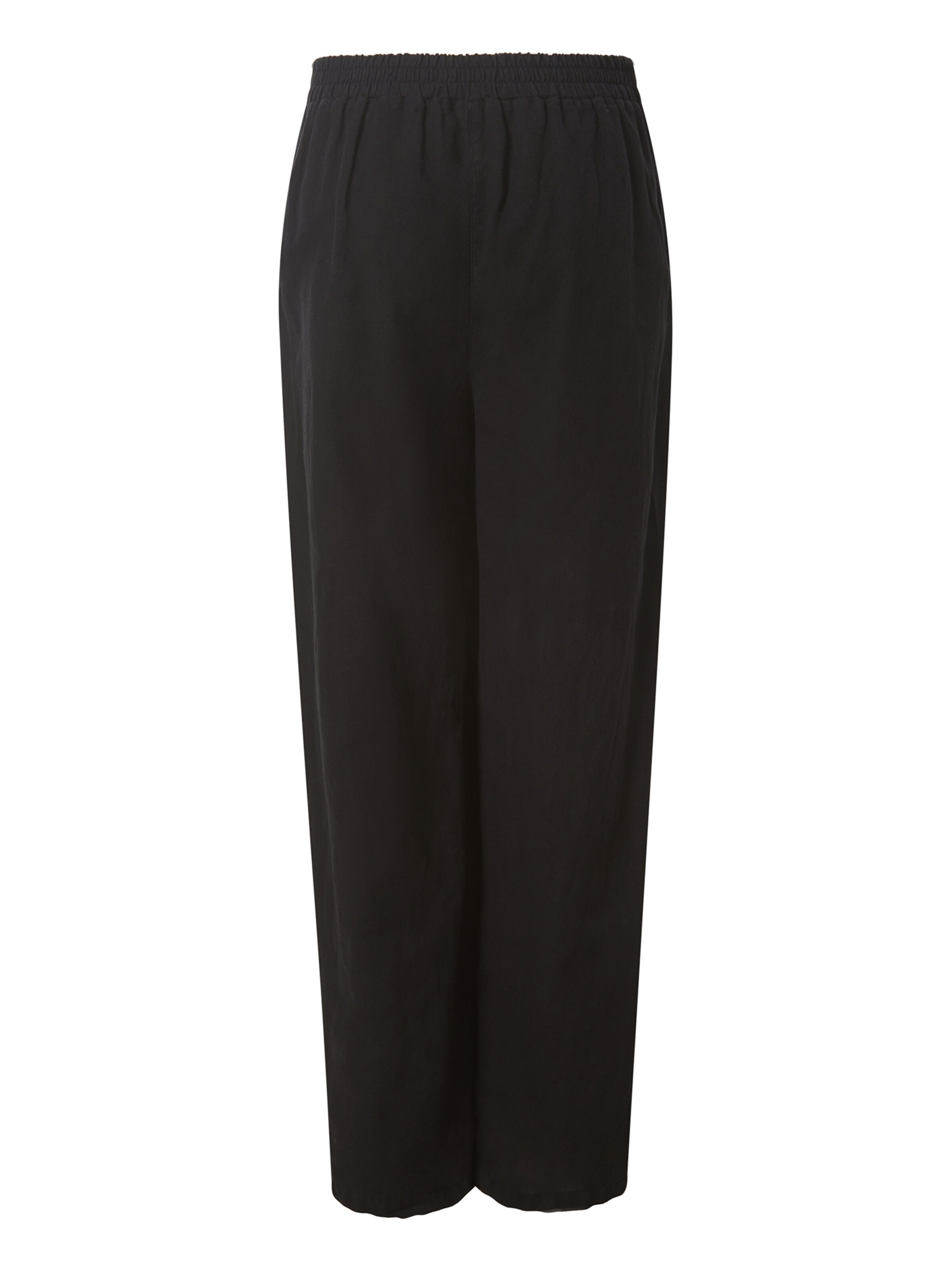 TIMEZONE Wide leg Pleat-Front Pants 'Wide' in Black