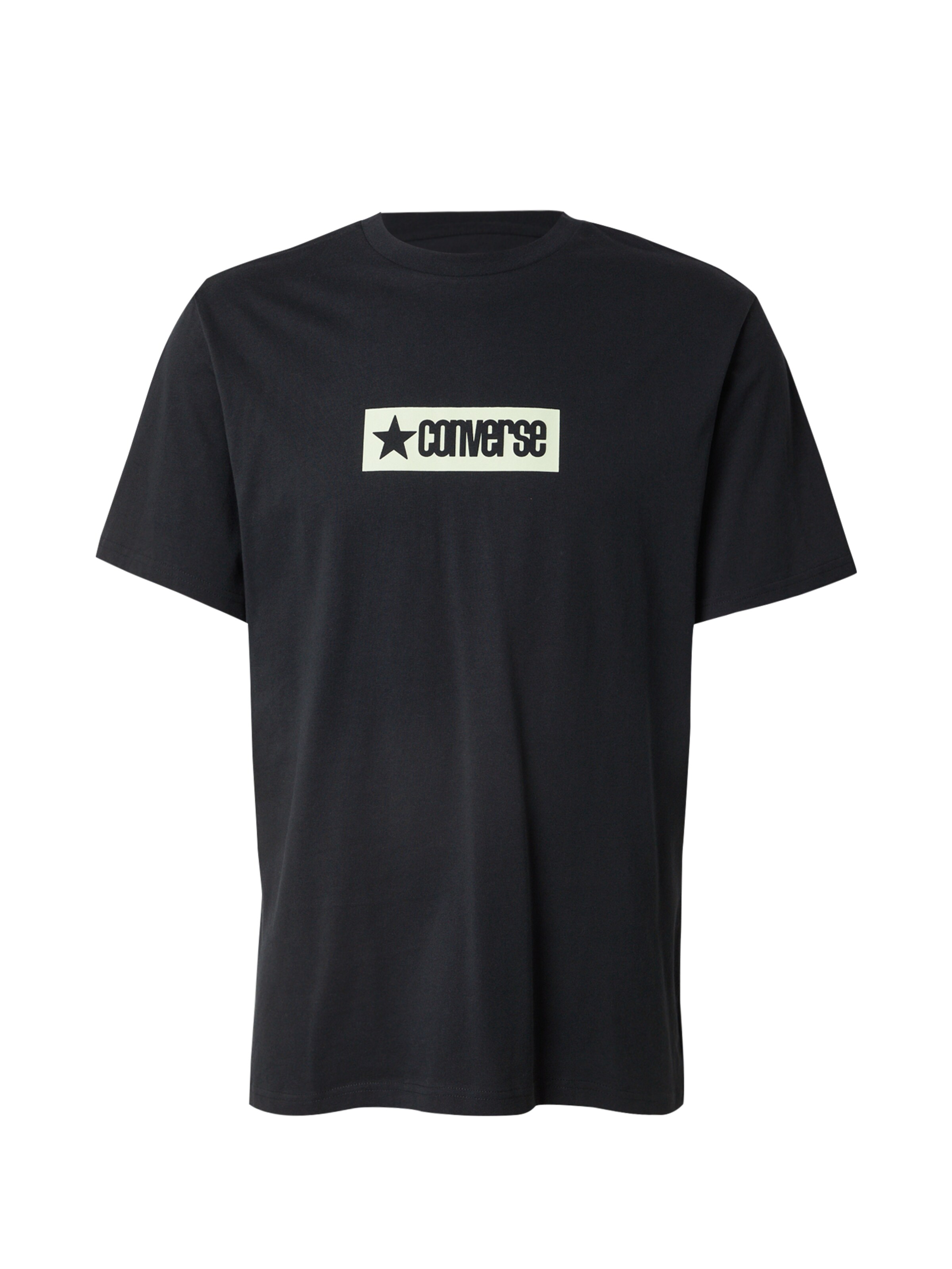 CONVERSE Póló - fekete: elől