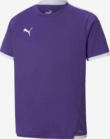 T-Shirt fonctionnel 'TeamLiga' PUMA en violet : devant