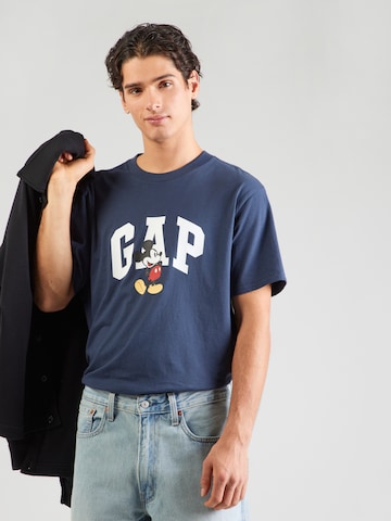 GAP Koszulka 'V-DIS x GAP' w kolorze niebieski: przód