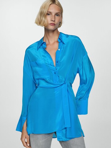 MANGO Bluse 'Ramona' i blå: forside