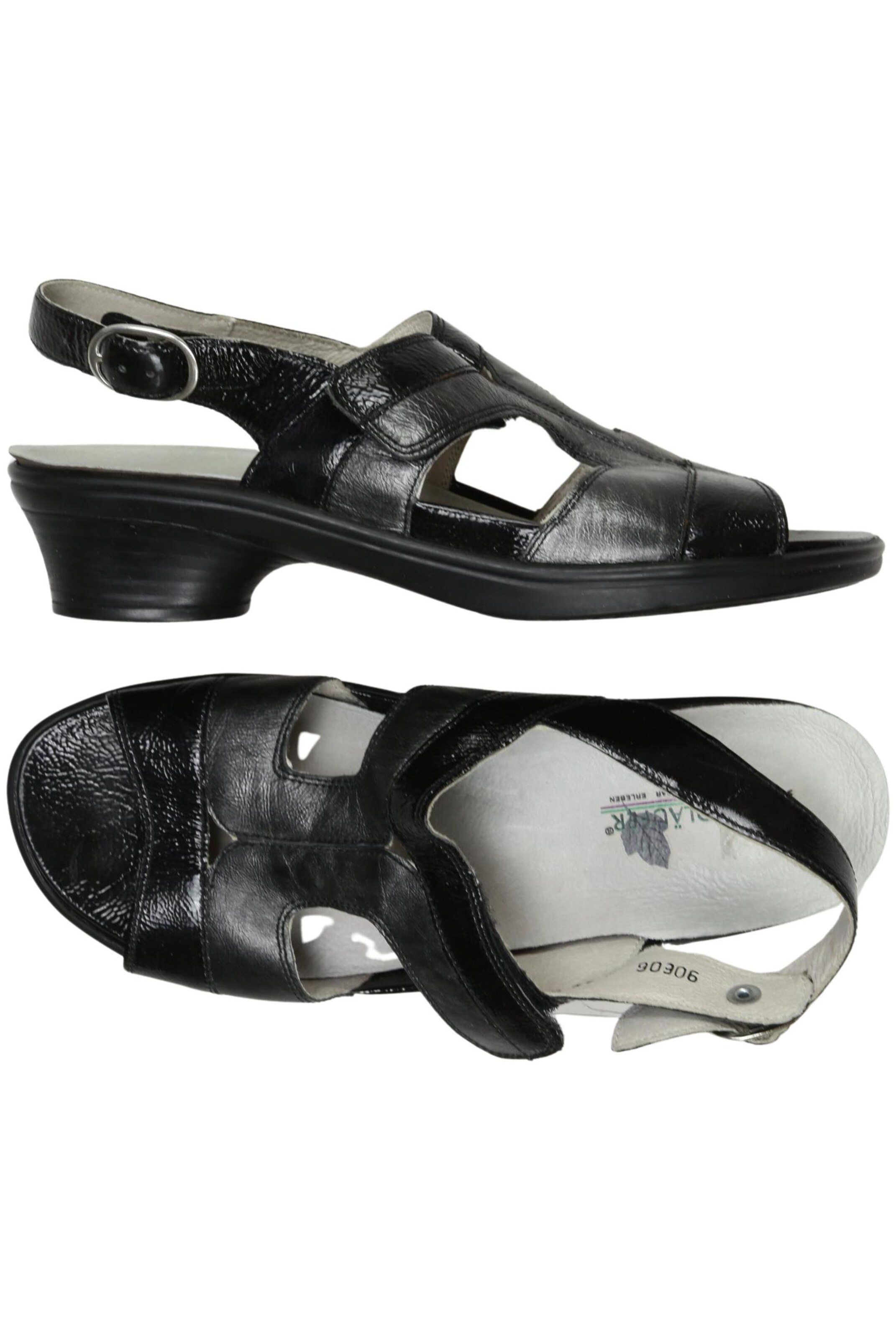 WALDLÄUFER Sandals & High-Heeled Sandals in 38,5 in Black: front