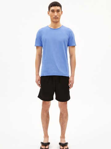 T-Shirt ' JAAMES BRUSHED ' ARMEDANGELS en bleu