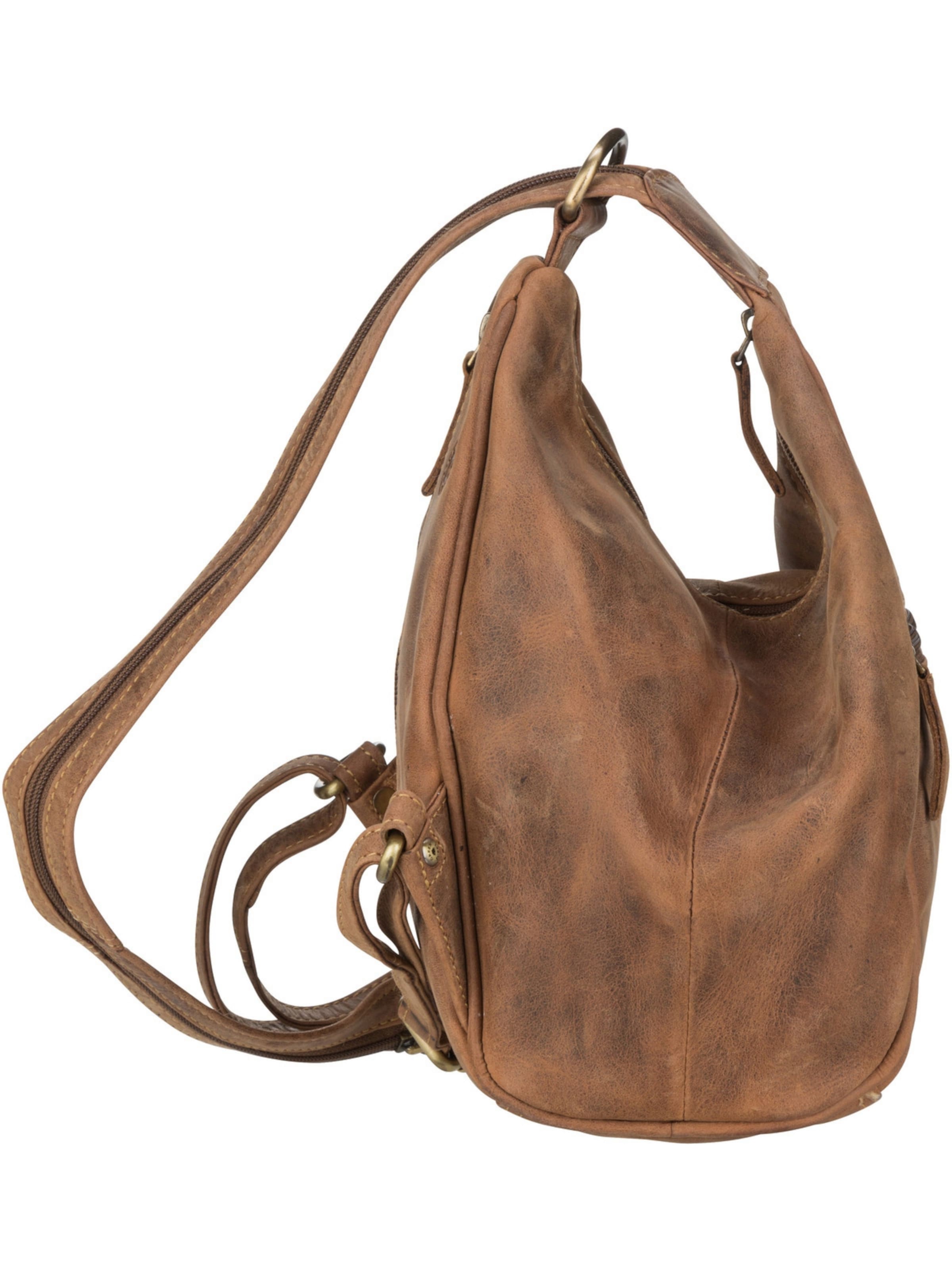 GREENBURRY Backpack ' Vintage 1717 ' in Brown