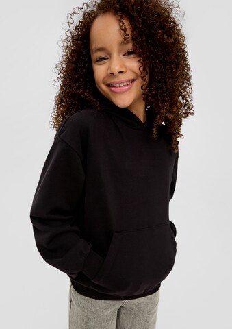 s.Oliver Sweatshirt in Black: front