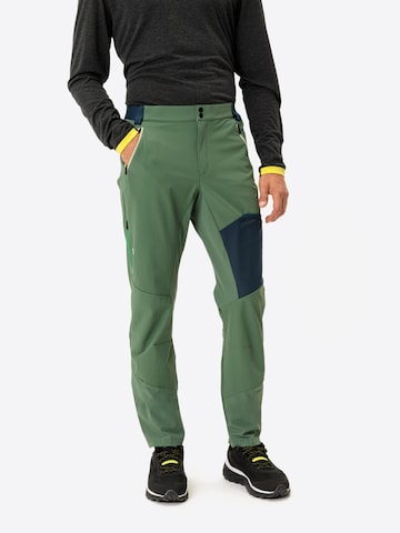 VAUDE Tapered Outdoorbroek ' Scopi  III ' in Groen: voorkant