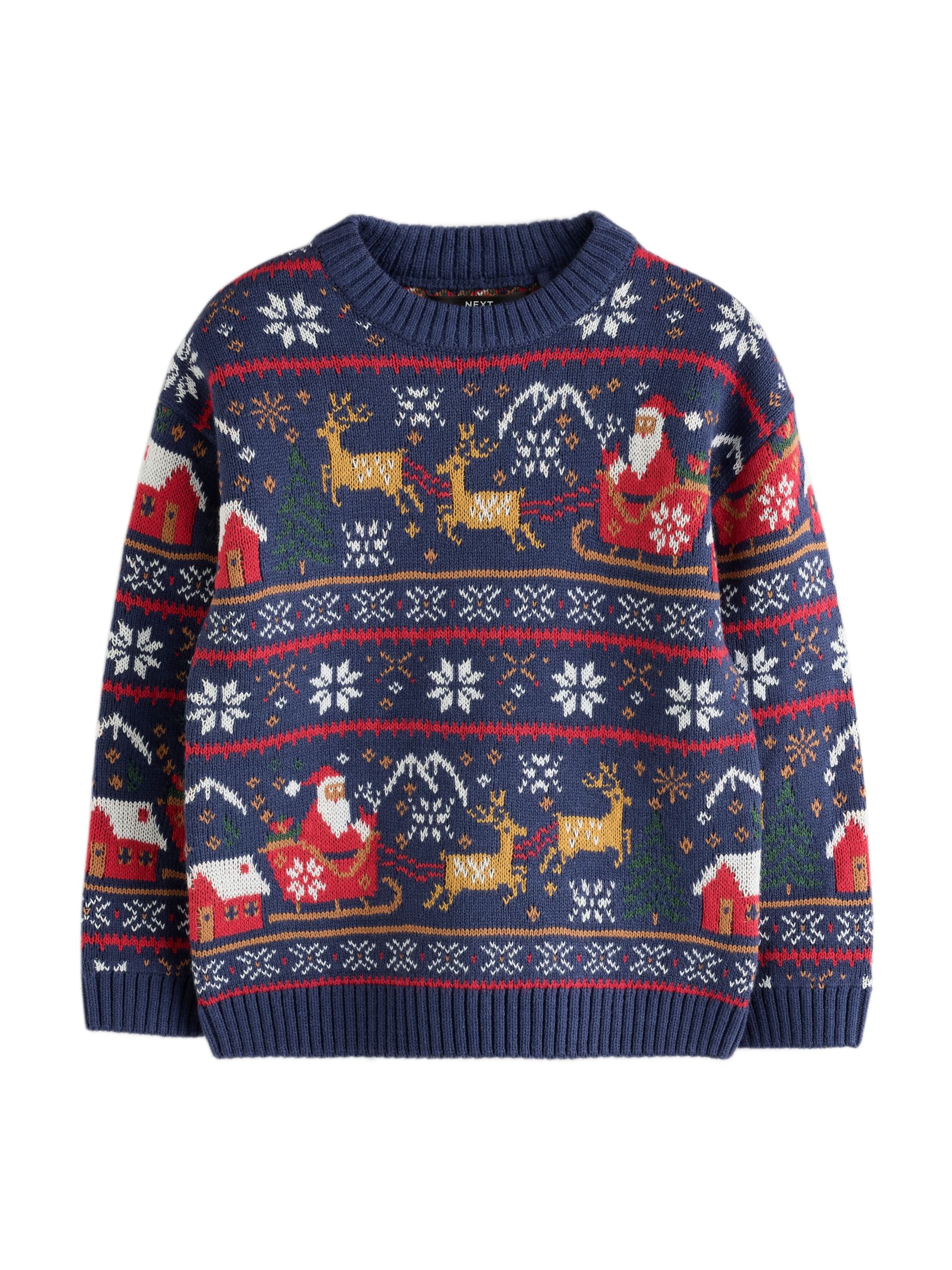 Next Sweater in 98 in Navy / Mixed colours, Item view