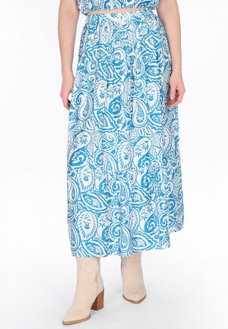 usha FESTIVAL - Falda 'Festival' en azul: frente