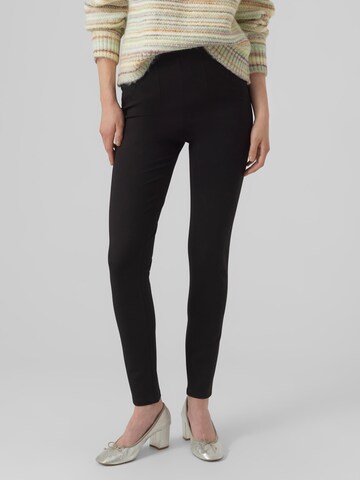 VERO MODA - Skinny Leggings 'AUGUSTA' em preto: frente