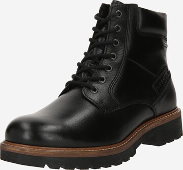 Boots stringati di Pius Gabor in nero: frontale